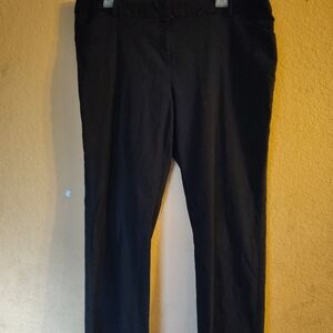George Black Straight Leg Pants